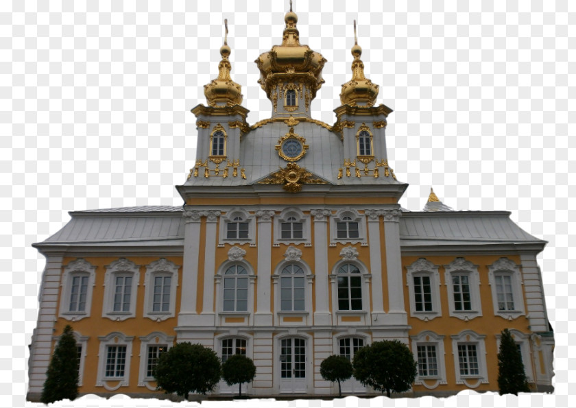 Palace Peterhof Basilica Château Classical Architecture PNG