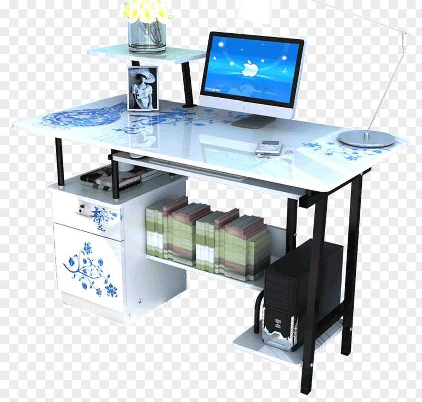 Study Table Computer Desk Laptop Furniture PNG