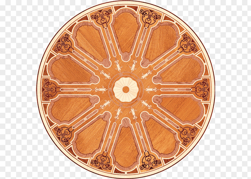 Imperial Palace Copper Brown Circle PNG