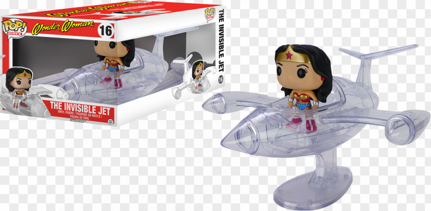 Invisible Woman Diana Prince San Diego Comic-Con Plane Action & Toy Figures DC Comics PNG
