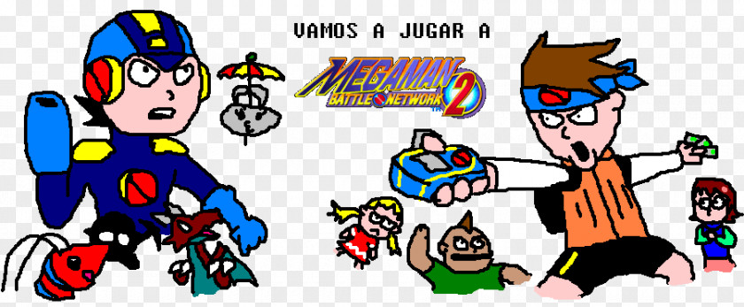 Mega Man Battle Network Superhero Comics Clip Art PNG