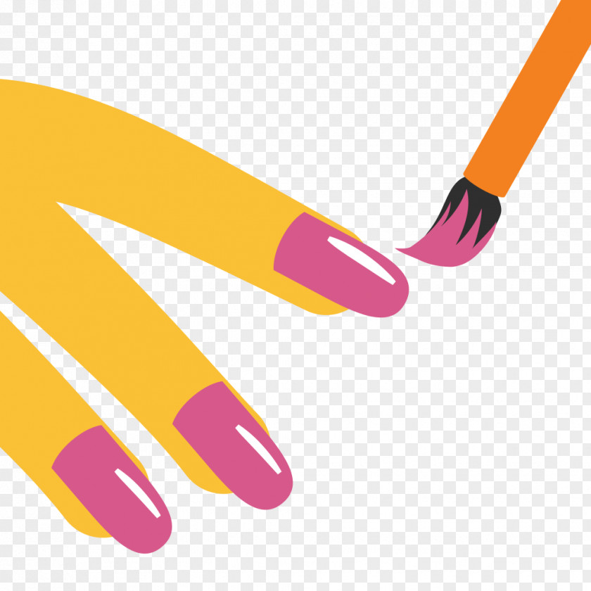 Nail Polish Emoji Art Manicure PNG