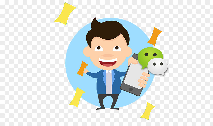 Cartoon Characters WeChat To Pay Attention Longquanyi District Service Business User Interface Design PNG