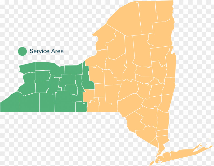 Map New York Ecoregion PNG