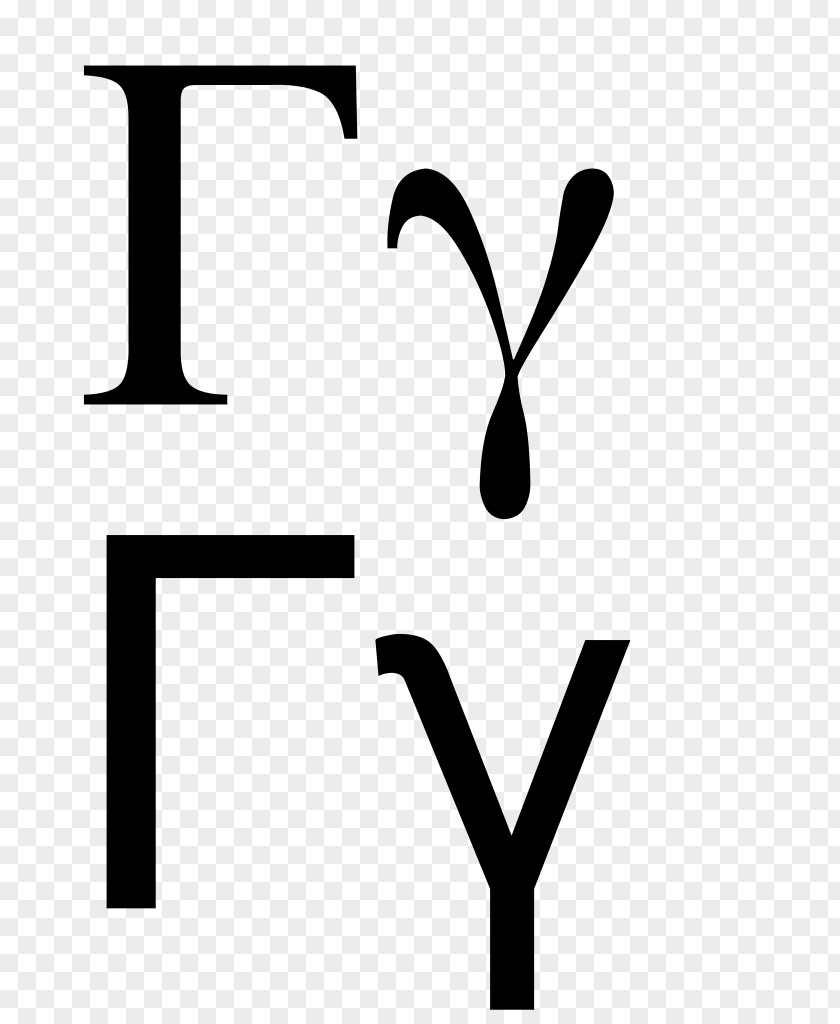 Symbol Gamma Greek Alphabet Letter PNG