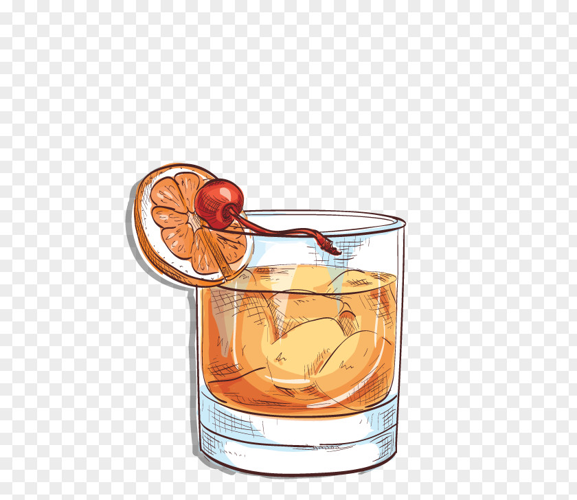 Beer Splash Old Fashioned Cocktail Angostura Bitters Whiskey Orange PNG