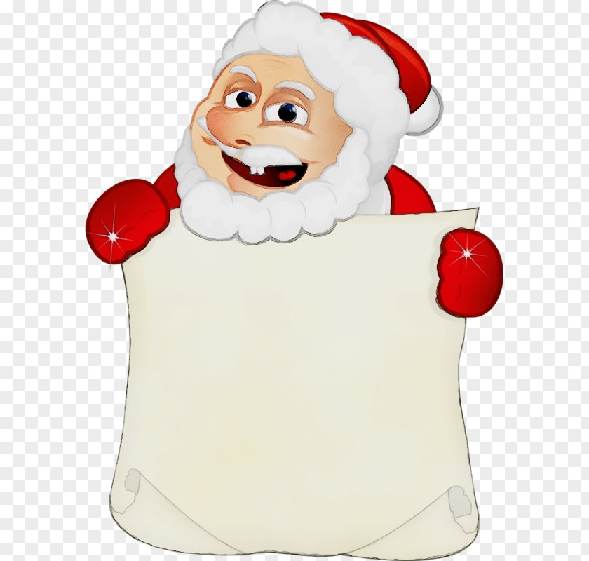 Cartoon Finger Santa Claus PNG