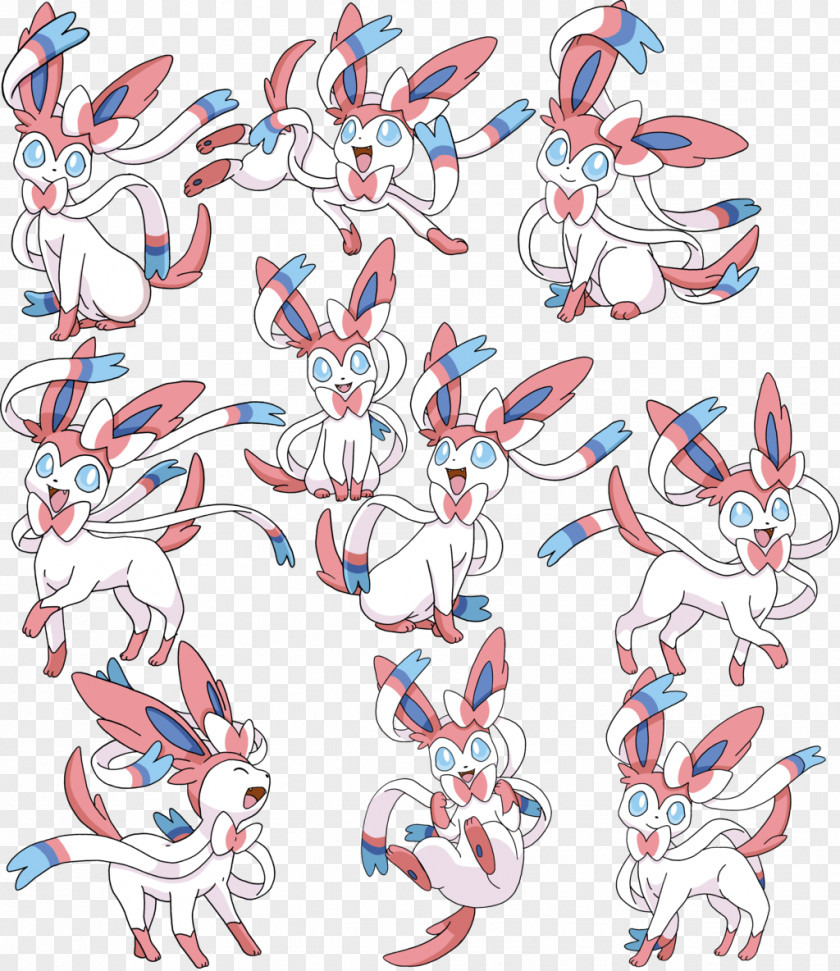 Cpm Pokémon X And Y Sylveon Eevee Drawing PNG