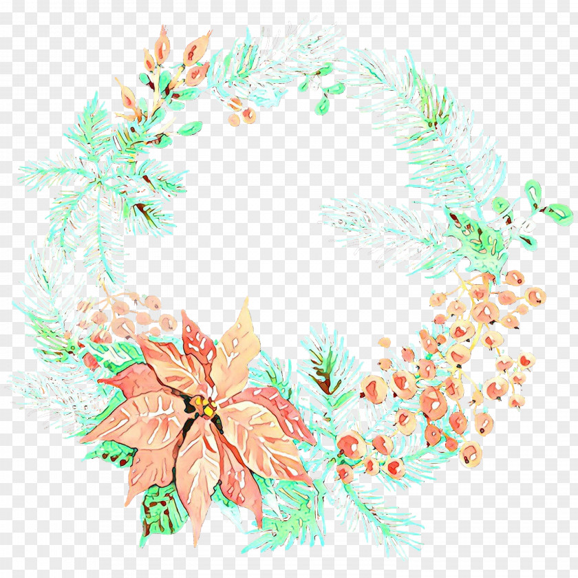 Floral Design Christmas Decoration Illustration Clip Art PNG