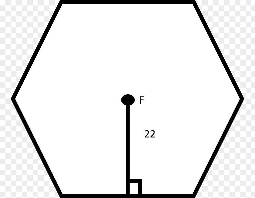 Height Measurement Hexagon Area Geometry Angle Drawing PNG