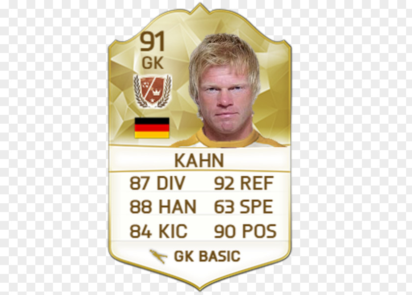 Oliver Kahn Alexi Lalas FIFA 17 16 Online 3 Football Player PNG