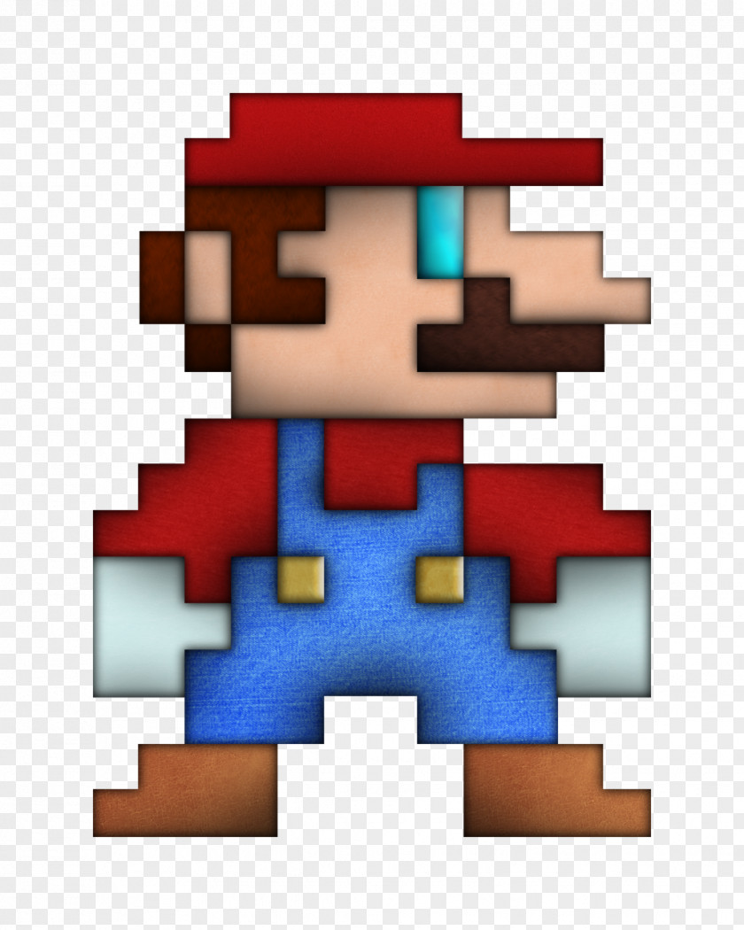 8 BIT Super Mario Bros. Video Game Wario PNG