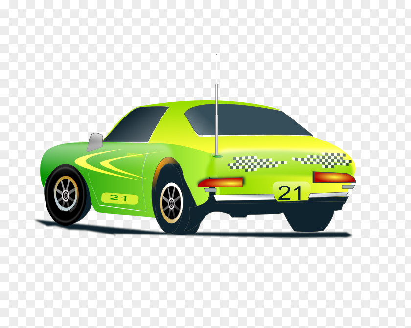 Green Cartoon Taxi Car Auto Racing Porsche 919 Hybrid Clip Art PNG