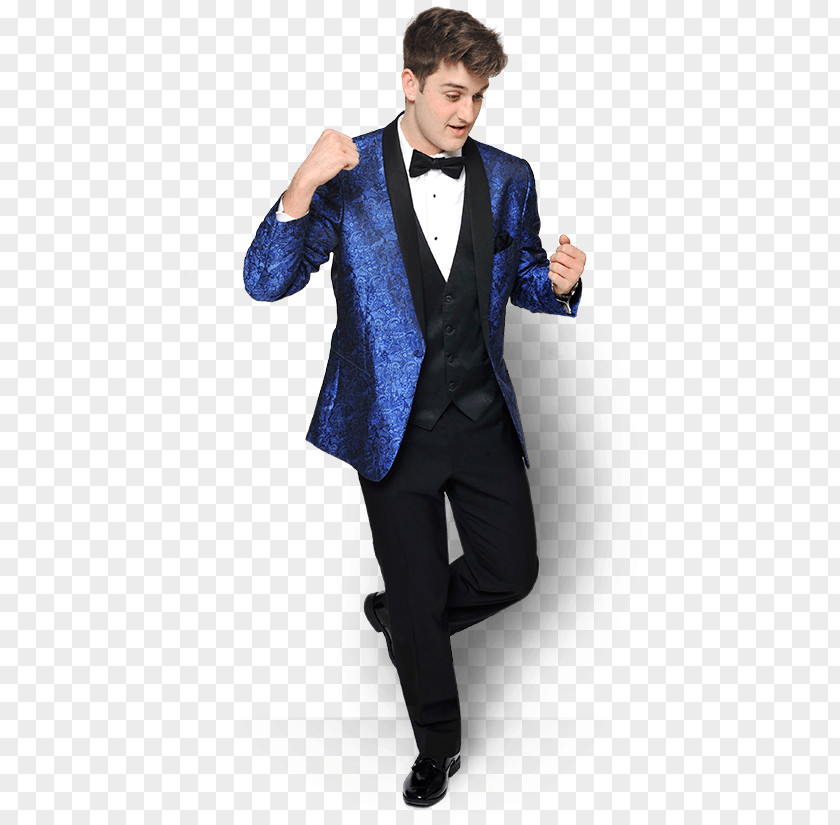 Suit Tuxedo Blue Prom Formal Wear PNG