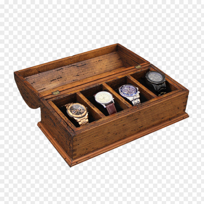 Box Watch Drawer Antique Silver PNG