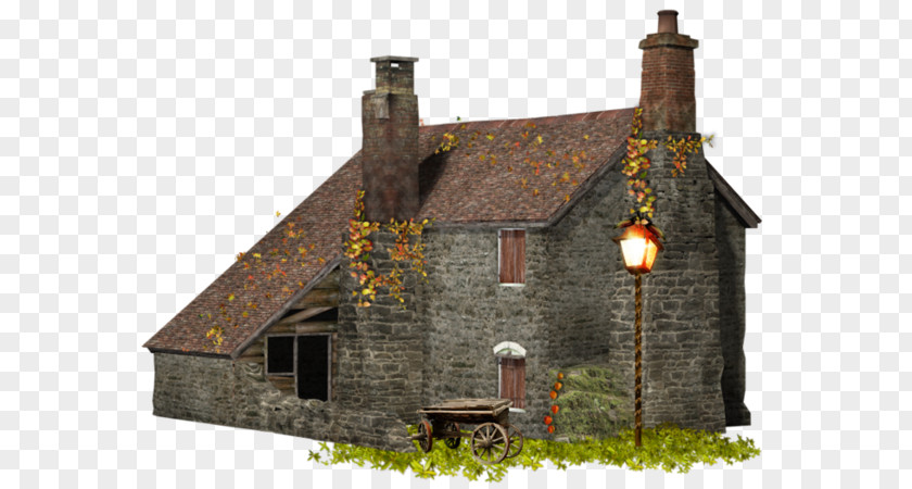 Old House Clip Art Image Adobe Photoshop PNG