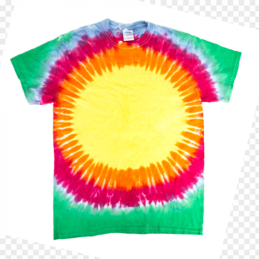 Sunburst T-shirt Tie-dye Textile Gildan Activewear PNG