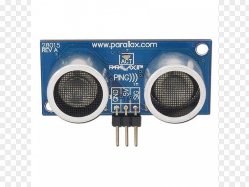 Ultrasonic Transducer Parallax Inc. Proximity Sensor Ultrasound PNG