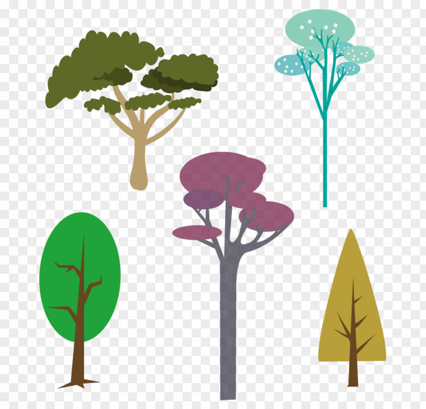 Vector Trees Branch Tree Leaf Drawing PNG