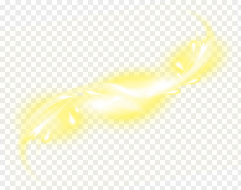 Yellow Dream Light Effect Element Gratis PNG