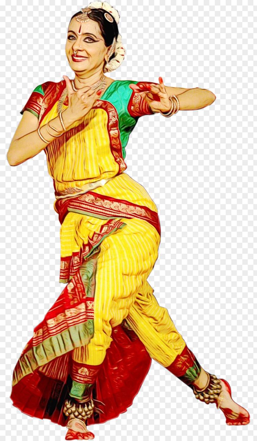 Performing Arts Costume Design Yellow Background PNG