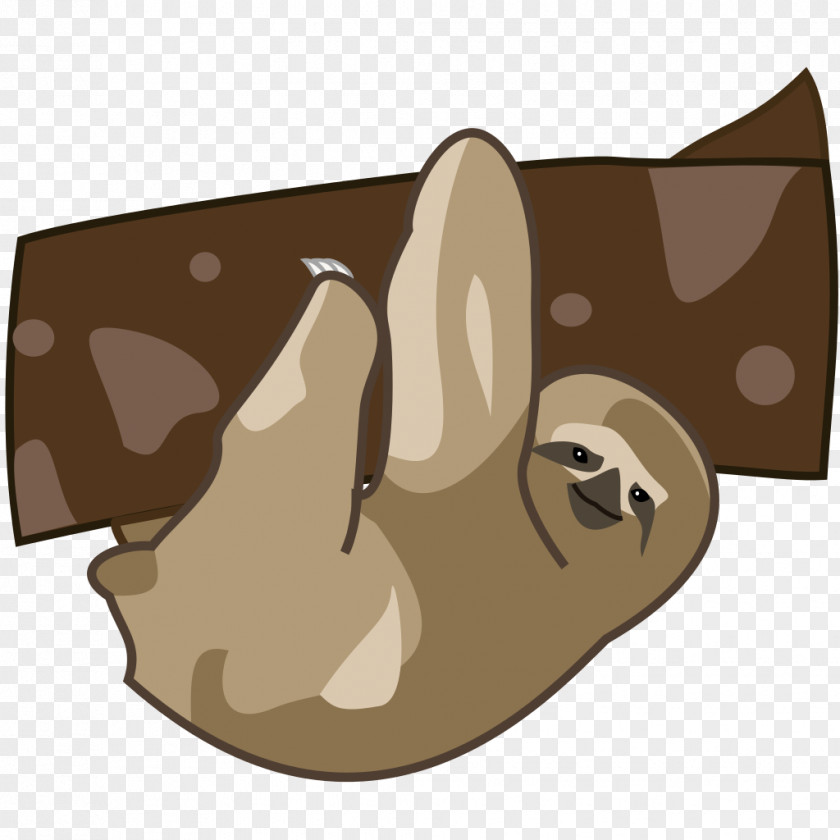 Sloth Public Domain Clip Art PNG