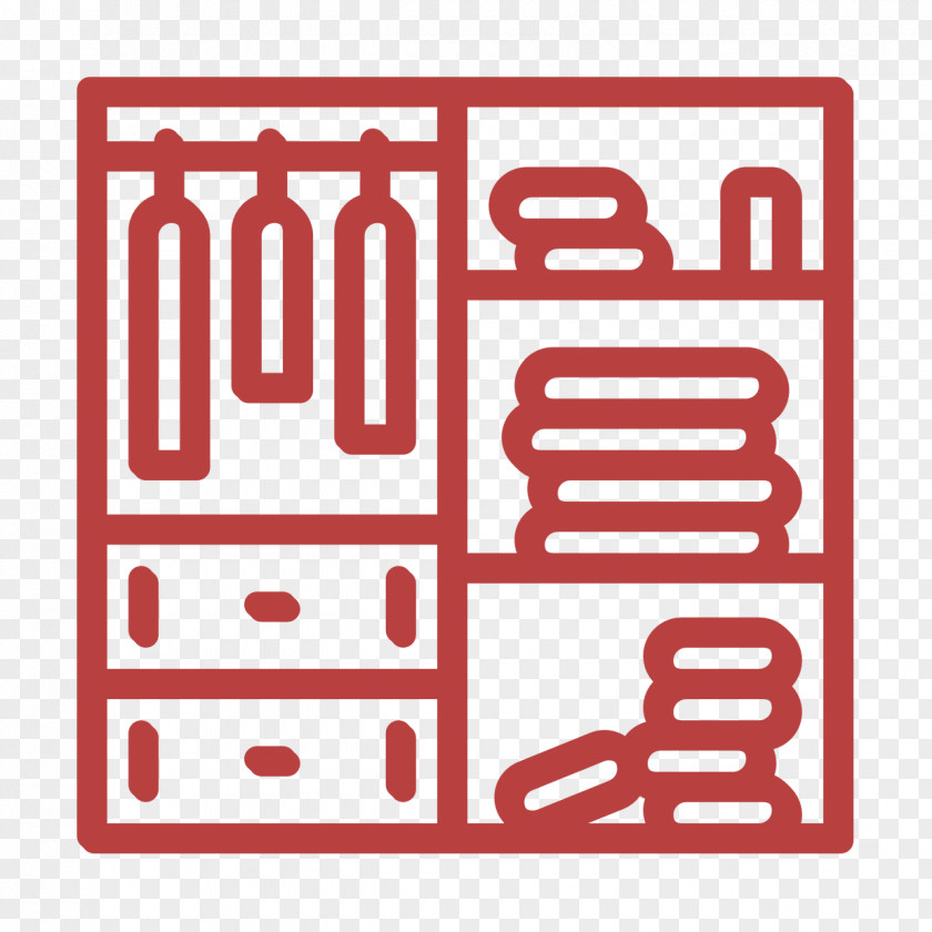 Wardrobe Icon Closet Interior Design PNG