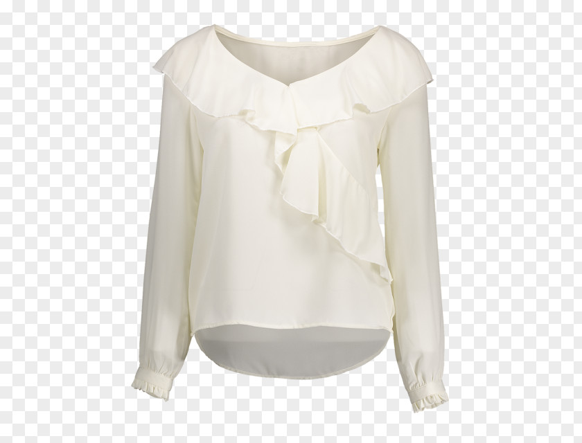 White Blouse Shoulder Sleeve PNG