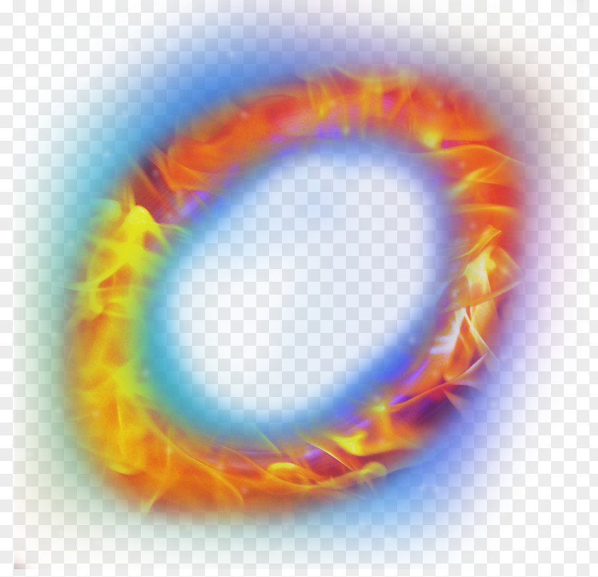Colorful Ring Of Fire PNG