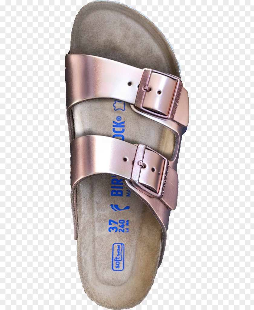 Metallic Copper Slipper Sandal Birkenstock Shoe Leather PNG