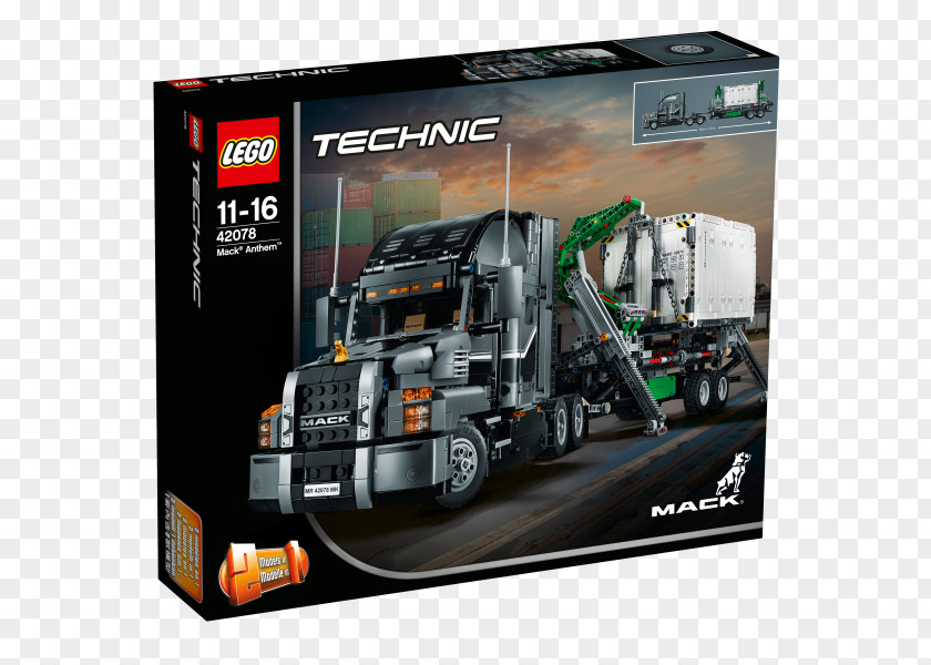 Truck Mack Trucks Lego Technic Semi-trailer PNG