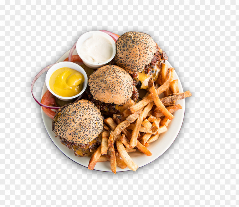 Burguer Hamburger Fast Food French Fries Junk PNG