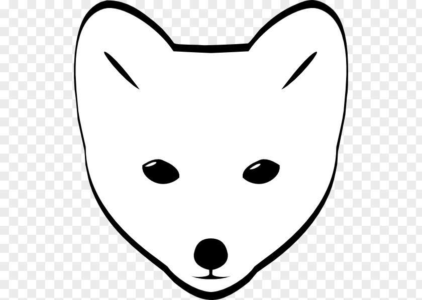 Fox Face Cliparts Arctic Red Clip Art PNG