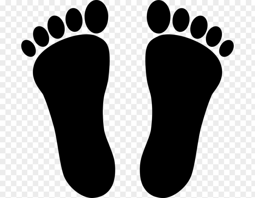 Sock Toe Footprint PNG