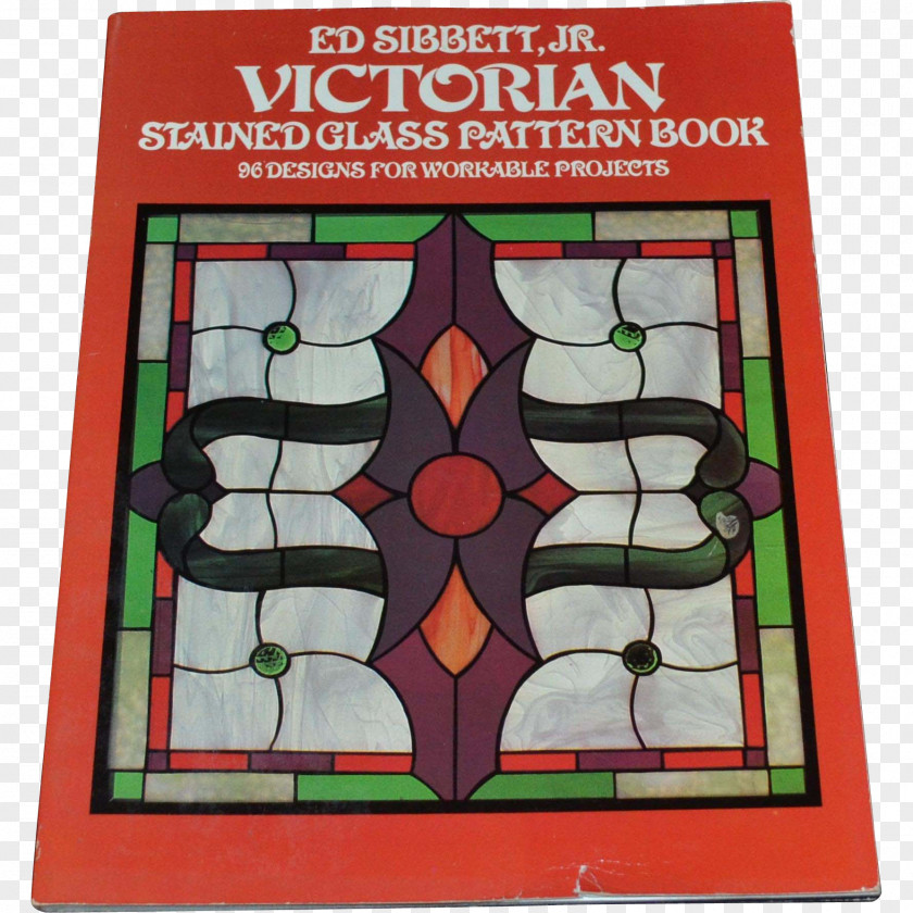 Window Victorian Stained Glass Pattern Book: 96 Designs For Workable Projects PNG