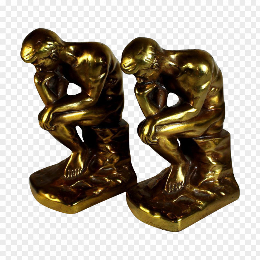 Gold Bronze Sculpture 01504 PNG