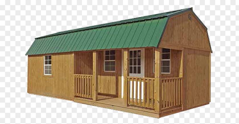 Wood Frame Pole Barn Kits Shed Log Cabin Porch Building Loft PNG