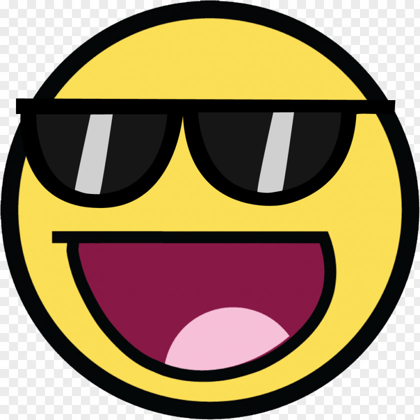 Awesome Face Vector Smiley YouTube Clip Art PNG