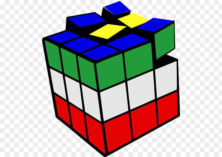 Cube Rubik's Three-dimensional Space Clip Art PNG