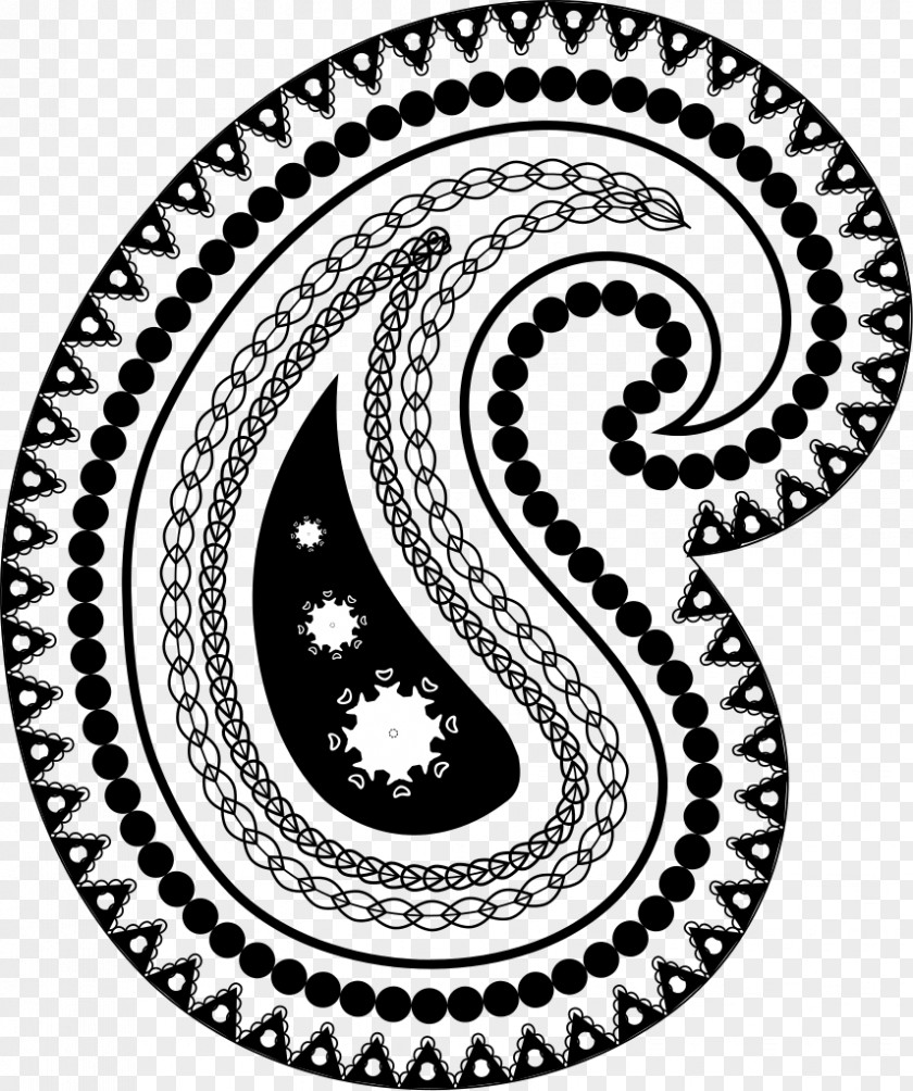 Line Pattern Paisley Information PNG