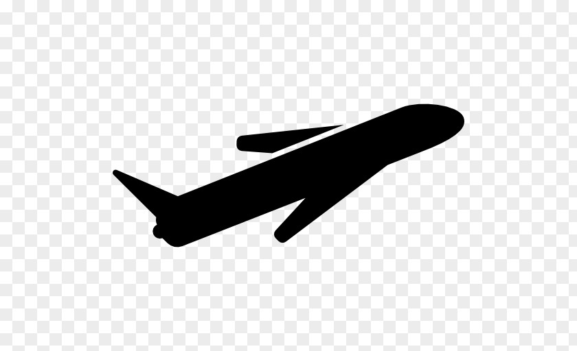 Airplane Silhouette Flight PNG