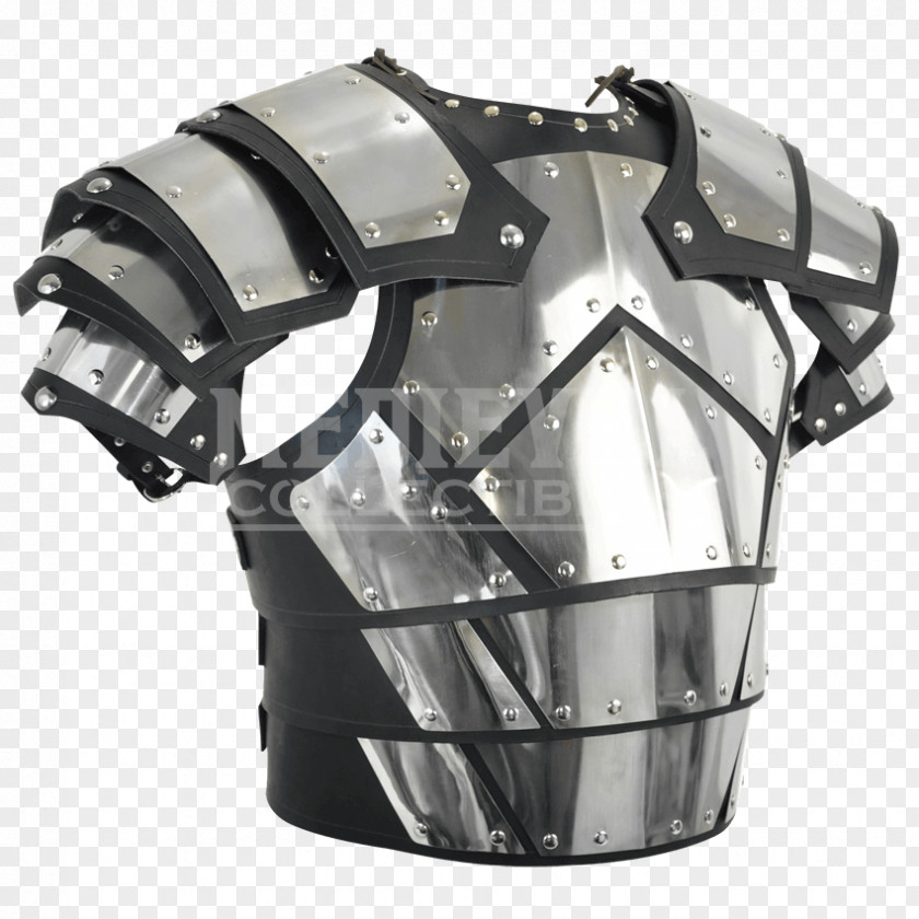Breastplate Pauldron Knight Middle Ages Armour PNG