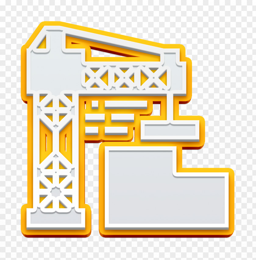 Crane Icon Construction Worker PNG