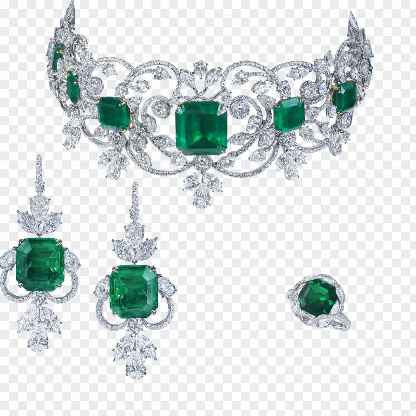 Emerald Jewellery Earring Moussaieff Red Diamond Necklace PNG