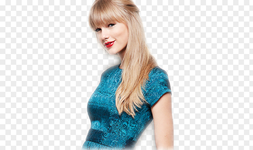 Taylor Swift Long Hair Coloring Bangs Red PNG