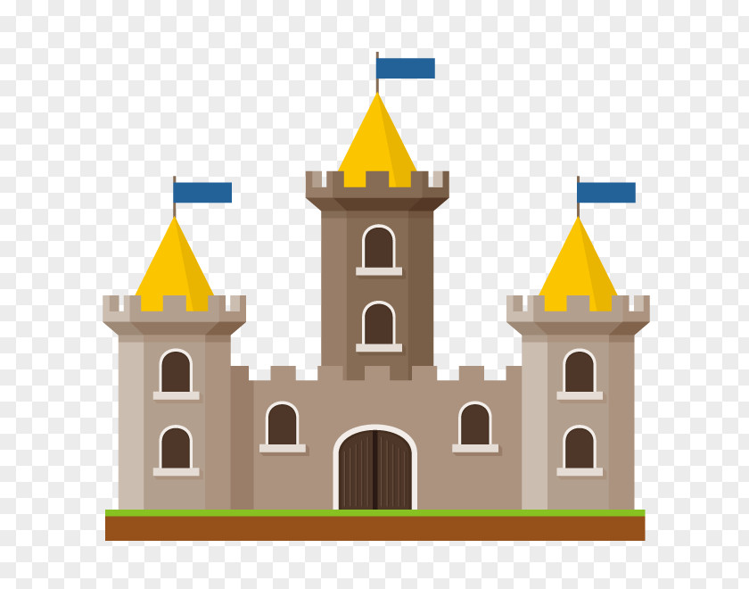 Vector Castle Silhouette PNG