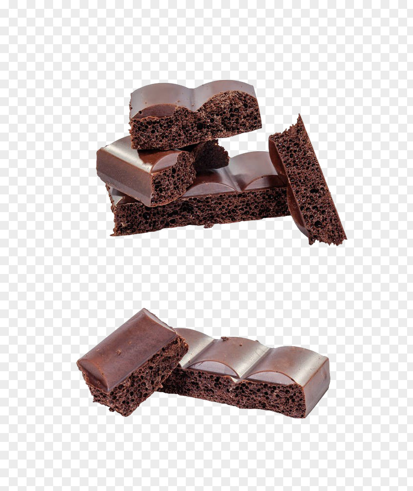 Chocolate Truffle Fudge Dominostein Dark Block Balls PNG