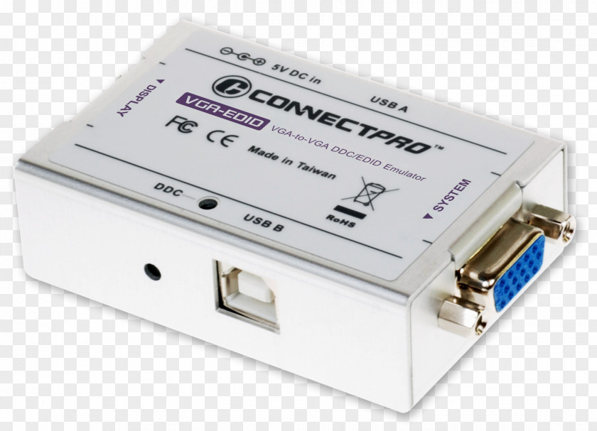 HDMI Extended Display Identification Data Channel VGA Connector Emulator PNG