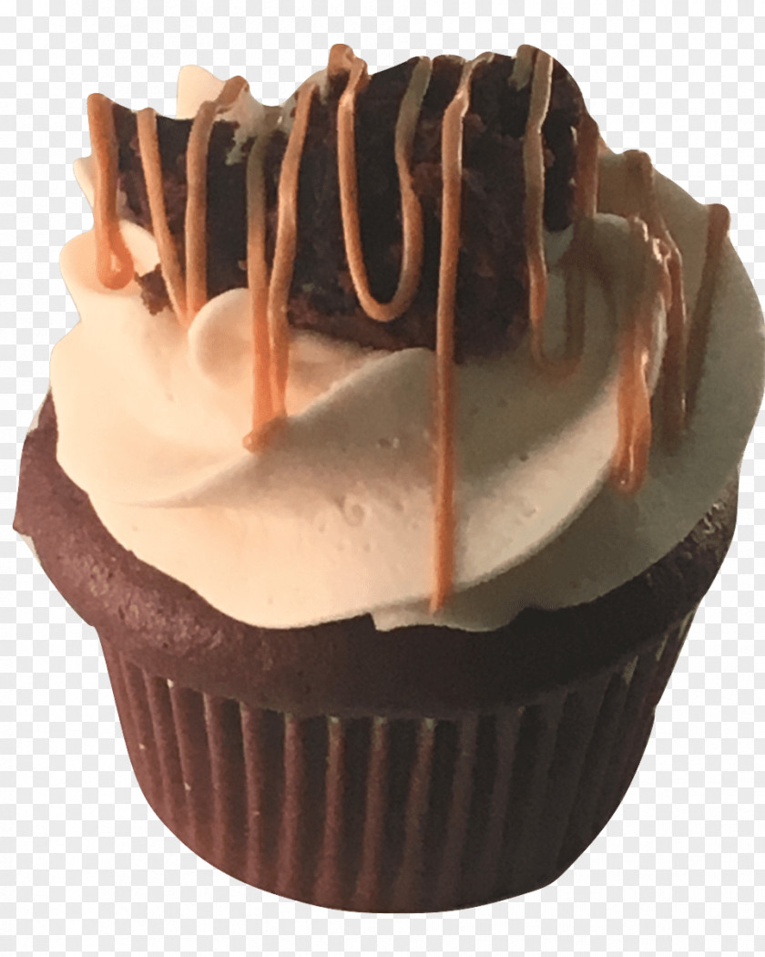 Peanut Butter Brownies Cupcake Cup Fudge Ganache Chocolate Cake PNG