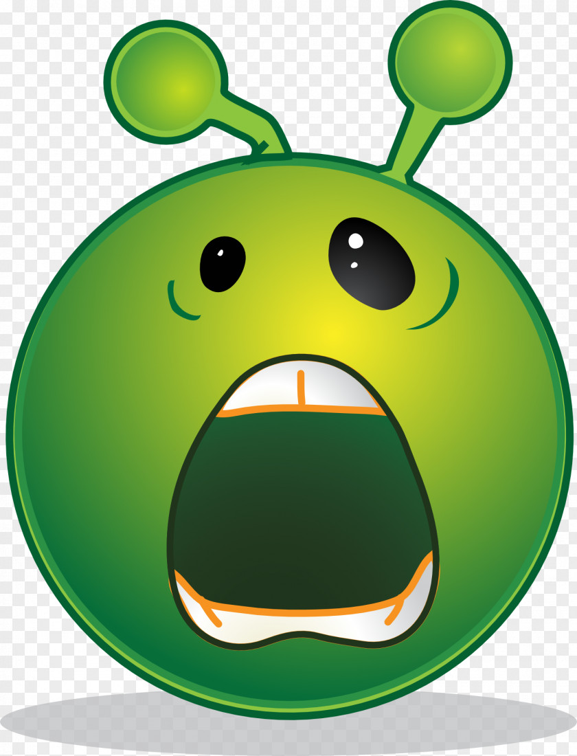 Alien Emoticon Smiley Clip Art PNG